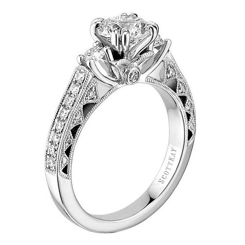 ScottKay 14K Diamond Engagement Ring M1824R510