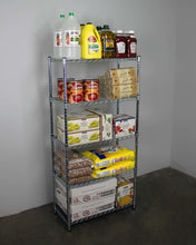 Load image into Gallery viewer, 14″ x 30″ x 60″ 5-Tier Wire Shelving
