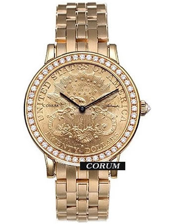 Corum Men`s 62022.955511 Diamond Bezel $20 Coin Watch