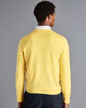 Load image into Gallery viewer, Merino V-Neck Sweater - Lemon
