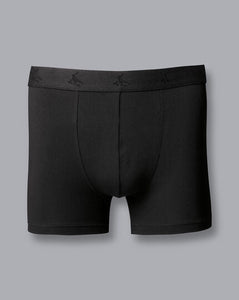 3 Pack Cotton Stretch Jersey Trunks - Black