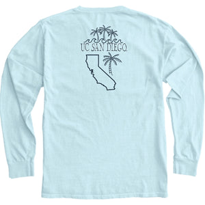 All Good Things are Wild and Free Long-Sleeve Shirt by Blue 84 - Light Blue