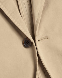 Cotton Stretch Jacket - Limestone