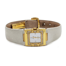 Load image into Gallery viewer, Omega Constellation QUADRA Quartz Yellow Gold on Leather Strap Ladies Watch
