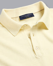 Load image into Gallery viewer, Merino Short Sleeve Polo Sweater - Cream
