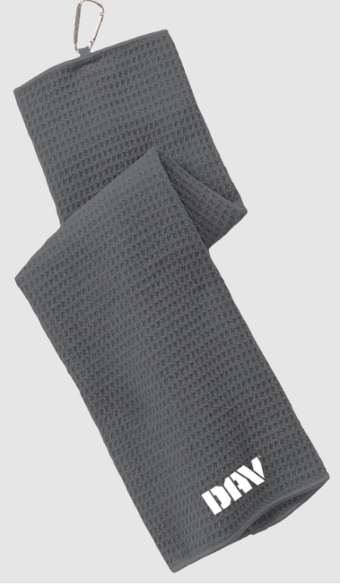 Waffle Microfiber Golf Towel