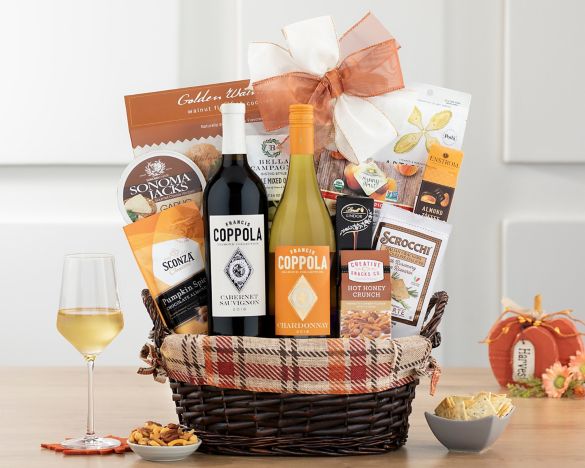 Coppola Diamond Collection Harvest Wine Basket