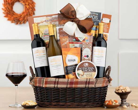 Callister Cellars Harvest Wine Basket