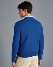 Load image into Gallery viewer, Merino V-Neck Sweater - Ocean Blue
