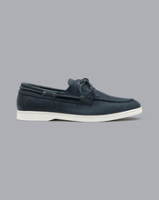 Load image into Gallery viewer, Nubuck Boat Shoes - Steel Blue
