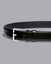 Load image into Gallery viewer, Leather Formal Belt - Black
