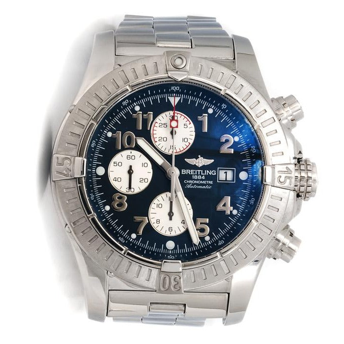 Breitling Men`s A1337011/C615 Super Avenger Chronograph Blue Dial