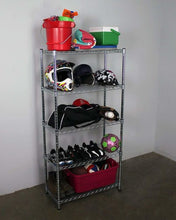 Load image into Gallery viewer, 14″ x 30″ x 60″ 5-Tier Wire Shelving
