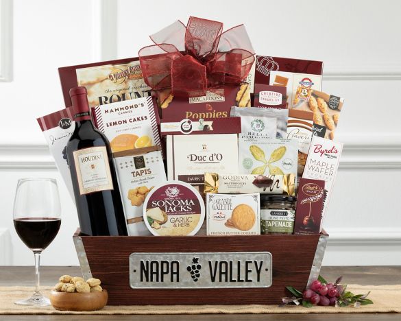 Houdini Napa Valley Cabernet Wine Basket