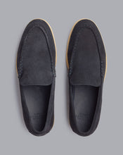 Load image into Gallery viewer, Suede Slip-On Shoes - French Blue
