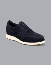 Load image into Gallery viewer, Suede Hybrid Trainers - Navy
