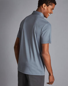 Smart Jersey Polo - Steel Blue