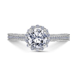 ScottKay 14K White Gold Engagement Ring M2012R515