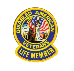 3" Life Member Embroidered Patch / Single