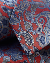 Load image into Gallery viewer, Silk Paisley Tie - Burnt Orange
