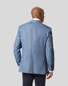 Linen Cotton Jacket - Light Blue