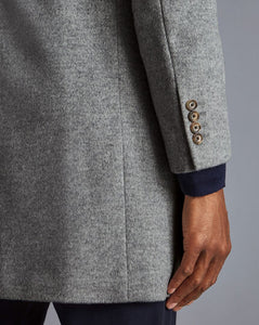 Wool Overcoat - Light Grey