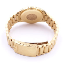 Load image into Gallery viewer, Omega Seamaster Quartz Yellow Gold-Plated with Aftermarket Diamonds Watch
