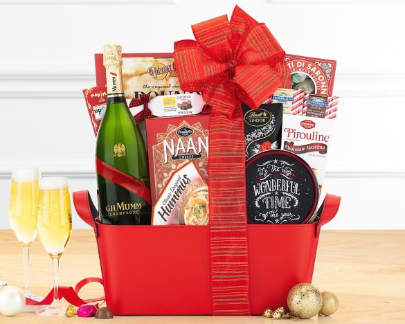 Mumm Cordon Rouge Champagne Gift Basket