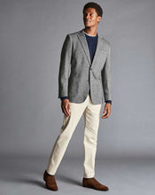 Load image into Gallery viewer, Italian Jersey Puppytooth Jacket - Grey
