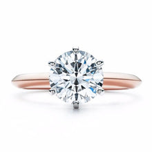 Load image into Gallery viewer, ROUND SHAPED ROSE GOLD SOLITAIRE
