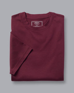 Cotton Tyrwhitt T-Shirt - Wine