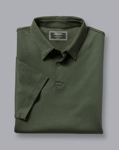 Smart Jersey Polo - Olive