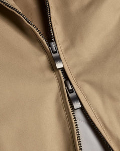 Fall Collar Harrington Jacket - Tan