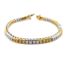 Load image into Gallery viewer, Sandra Biachi 14K White &amp; Yellow Gold Bracelet. Style: BR-1583
