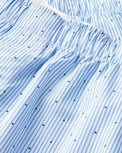 Load image into Gallery viewer, Fine Stripe With Dot Woven Boxers - Sky
