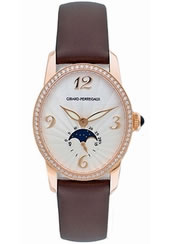 Girard Perregaux Ladies 80490 Cat`s Eye Rose Gold Watch