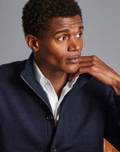 Load image into Gallery viewer, Merino Funnel Neck Jacket - Navy
