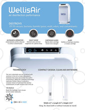 Load image into Gallery viewer, Wellis Air Disinfection Purifier

