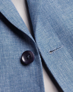 Linen Cotton Jacket - Light Blue