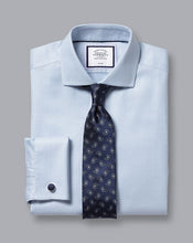 Load image into Gallery viewer, Stain Resistant Paisley Silk Tie - French Blue
