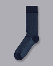 Load image into Gallery viewer, Textured Socks - Denim Blue
