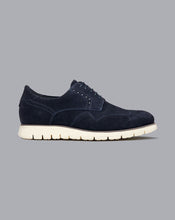 Load image into Gallery viewer, Suede Hybrid Trainers - Navy
