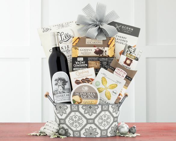 Silver Oak Cabernet Wine Basket