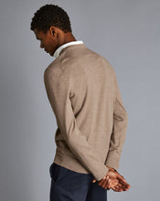 Load image into Gallery viewer, Merino V-Neck Sweater - Oatmeal
