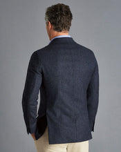 Load image into Gallery viewer, British Wool Textured Jacket - Navy
