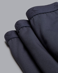 3 Pack Cotton Stretch Jersey Trunks - French Blue