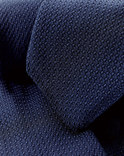 Silk Grenadine Italian Luxury Tie - Petrol Blue