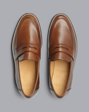 Load image into Gallery viewer, Saddle Loafers - Chestnut Brown

