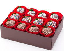 Load image into Gallery viewer, Birthday Dipped Strawberries (full dozen)
