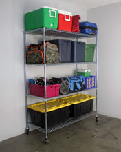 Load image into Gallery viewer, 24″ x 60″ x 72″ 4-Tier Wire Shelving
